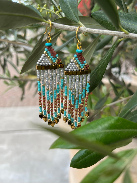 Turquoise Dune Earrings